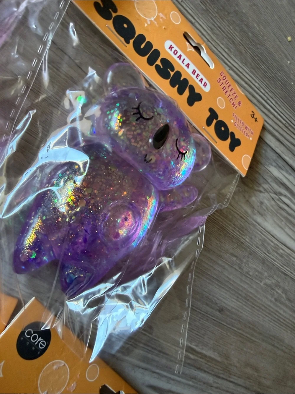Koala Bear Squishy Toy - Pink, Purple, Orange, Teal set of 4